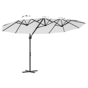 Parasol Cantilever Grădină cu Blocare | Livrare Gratuită 2