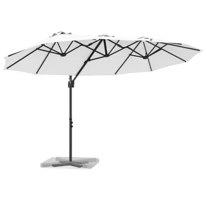 Parasol Cantilever Grădină cu Blocare | Livrare Gratuită