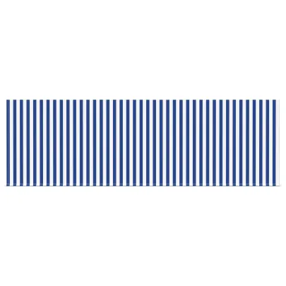 Cortină Retractabilă Albastru și Alb Antracit 400x200 cm