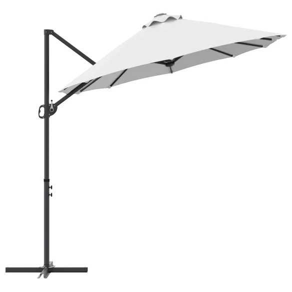 Parasol Cantilever Grădină cu Blocare | Livrare Gratuită