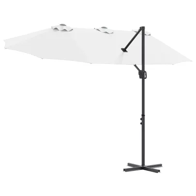 Parasol Cantilever Grădină cu Blocare | Livrare Gratuită