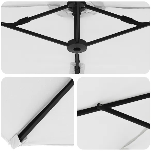 Parasol Cantilever Grădină cu Blocare | Livrare Gratuită