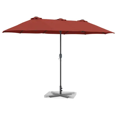 Parasol Teracotă Grădină 380x196x235 cm | Livrare Gratuită