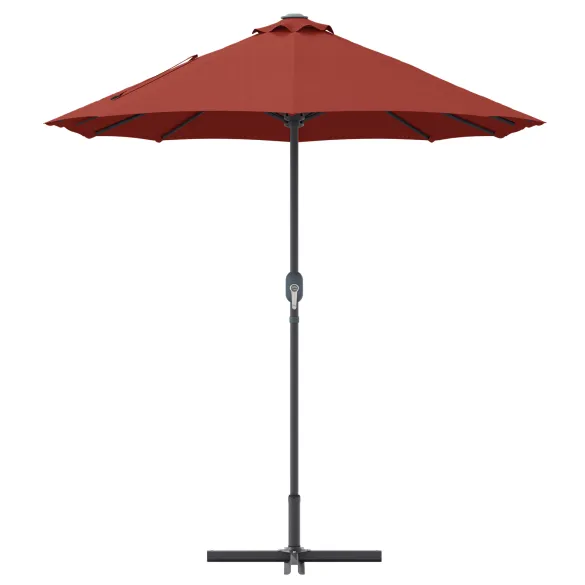 Parasol Teracotă Grădină 380x196x235 cm | Livrare Gratuită
