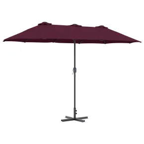 Parasol de Grădină Roșu Bordo - Livrare Gratuită 2