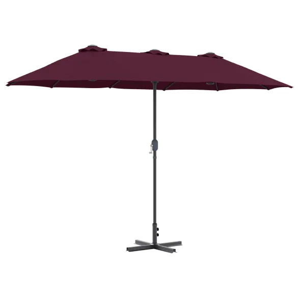 Parasol de Grădină Roșu Bordo - Livrare Gratuită