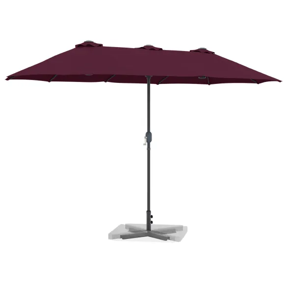 Parasol de Grădină Roșu Bordo - Livrare Gratuită