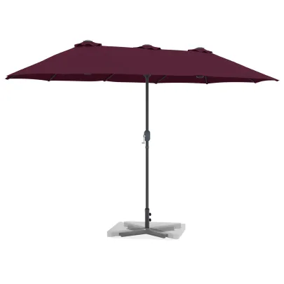 Parasol de Grădină Roșu Bordo - Livrare Gratuită