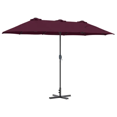 Parasol de Grădină Roșu Bordo - Livrare Gratuită
