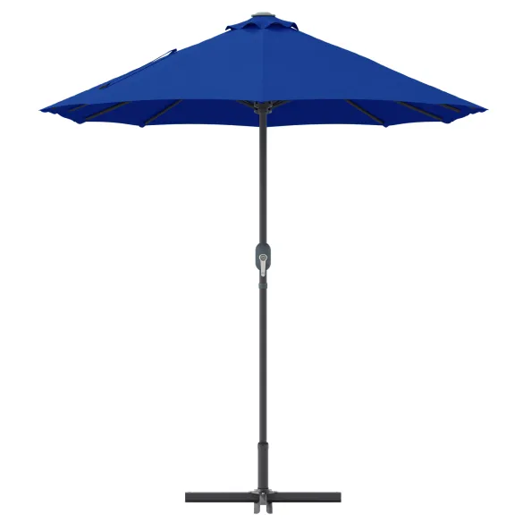 Parasol de Grădină Albastru 380x196 cm | Livrare Gratuită