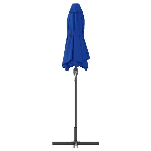 Parasol de Grădină Albastru 380x196 cm | Livrare Gratuită