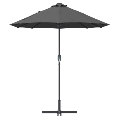 Parasol Antracit Grădină 380x196x235 cm - Livrare Gratuită