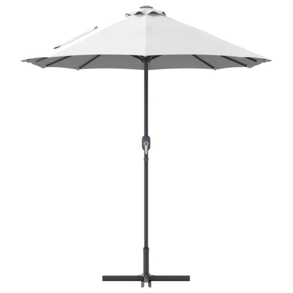 Parasol de Grădină Nisipiu 380x196x235 cm | Livrare Gratuită