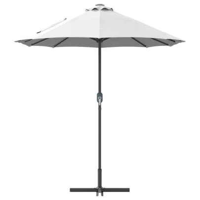 Parasol de Grădină Nisipiu 380x196x235 cm | Livrare Gratuită