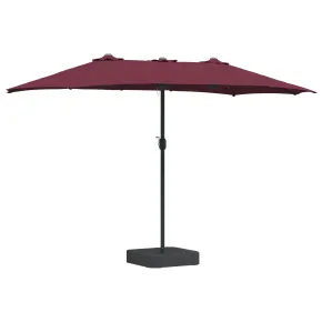 Parasol de Grădină Roșu Bordo 385 cm - Livrare Gratuită 2