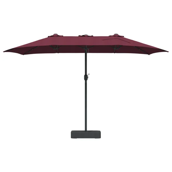 Parasol de Grădină Roșu Bordo 385 cm - Livrare Gratuită Parasol de Grădină Roșu Bordo 385 cm - Livrare Gratuită
