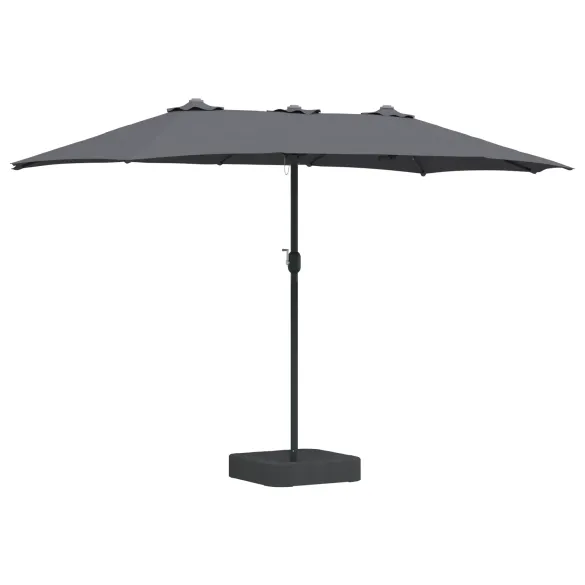Parasol de Grădină Antracit 385x209x244 cm - Livrare Gratuită