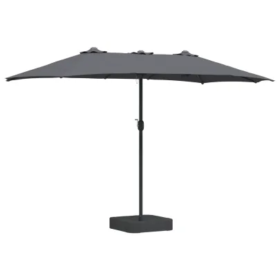 Parasol de Grădină Antracit 385x209x244 cm - Livrare Gratuită