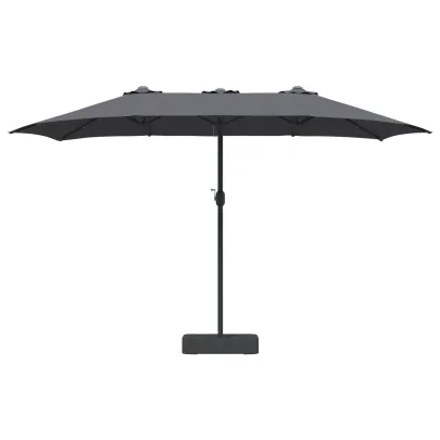 Parasol de Grădină Antracit 385x209x244 cm - Livrare Gratuită