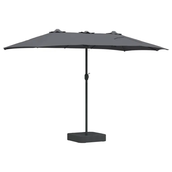 Parasol de Grădină Antracit 385x209x244 cm - Livrare Gratuită