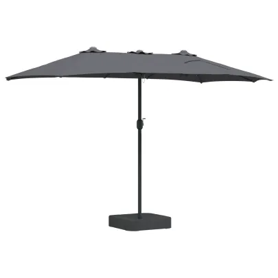 Parasol de Grădină Antracit 385x209x244 cm - Livrare Gratuită