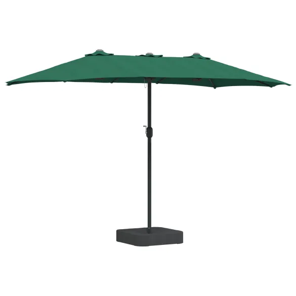Parasol de Grădină Verde 385x209x244 cm - Livrare Gratuită
