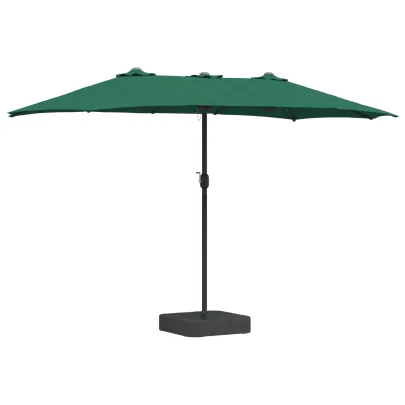 Parasol de Grădină Verde 385x209x244 cm - Livrare Gratuită