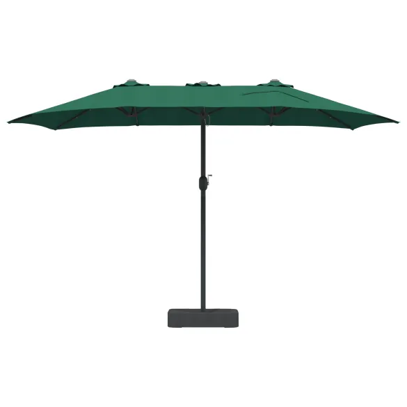 Parasol de Grădină Verde 385x209x244 cm - Livrare Gratuită