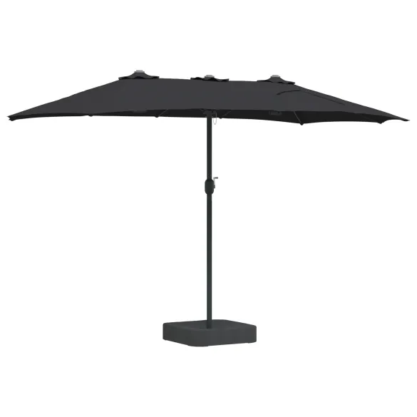 Parasol de Grădină Negru - Protecție UV și Design Modern