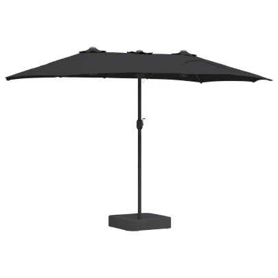 Parasol de Grădină Negru - Protecție UV și Design Modern
