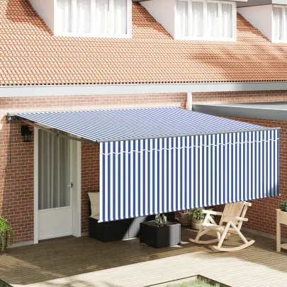 Cortină Retractabilă Manuală Exterior 400x300 cm | Livrare Gratuită