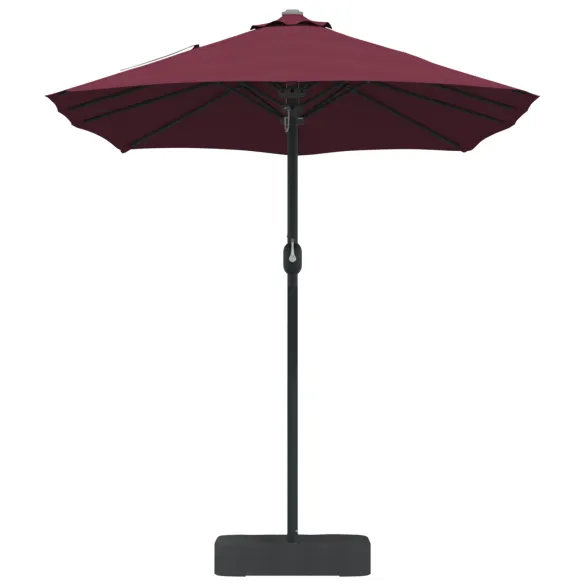 Parasol Grădină Roșu Bordo 385x209x244 cm - Livrare Gratuită
