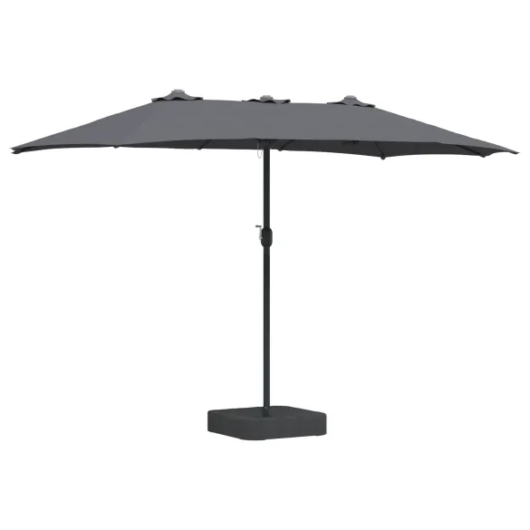 Parasol de Grădină Antracit 385x244 cm - Livrare Gratuită