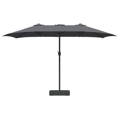 Parasol de Grădină Antracit 385x244 cm - Livrare Gratuită