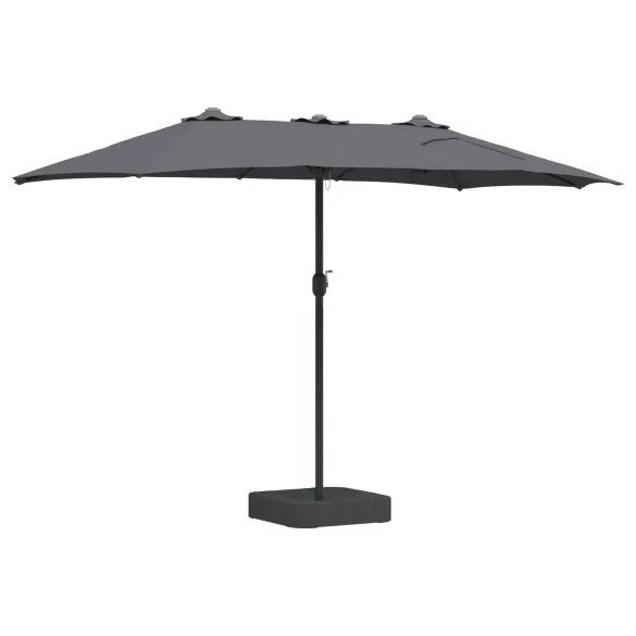 Parasol de Grădină Antracit 385x244 cm - Livrare Gratuită