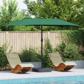 Parasol Verde Exterior 385x209x244 cm - Livrare Gratuită