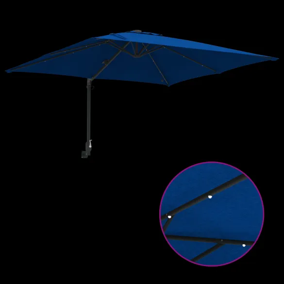 Parasol de Grădină cu Iluminare LED | Livrare Gratuită