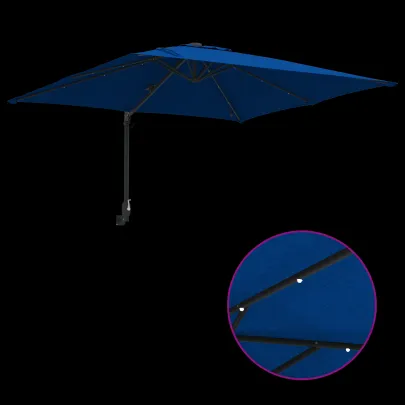 Parasol de Grădină cu Iluminare LED | Livrare Gratuită