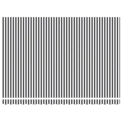 Cortină Retractabilă Manuală Antracit și Alb 450x300 cm