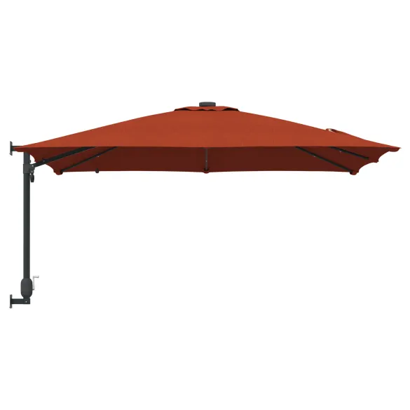Parasol de Grădină Terracota 250x247 cm cu LED