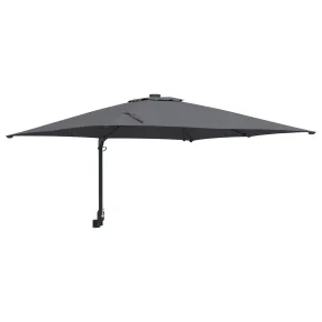 Parasol Grădină Antracit cu LED - Livrare Gratuită 2