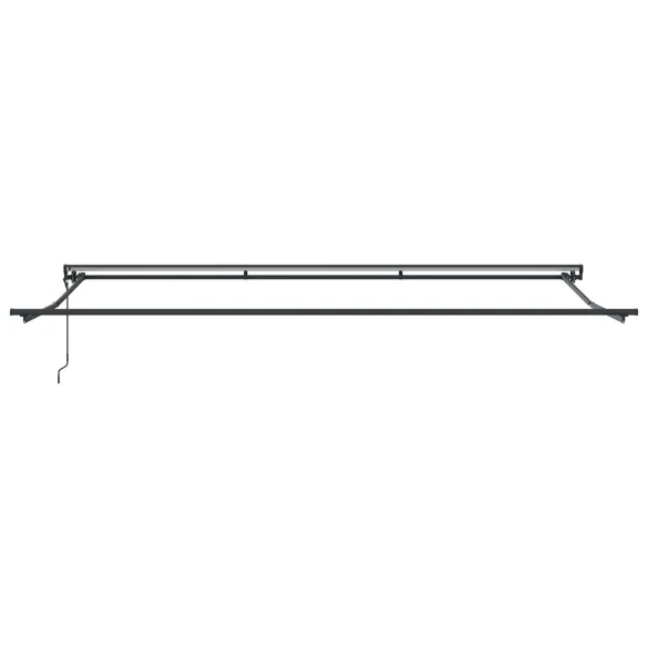 Cortină Retractabilă Manuală Albă 500x300 cm - Umbră Exterioară