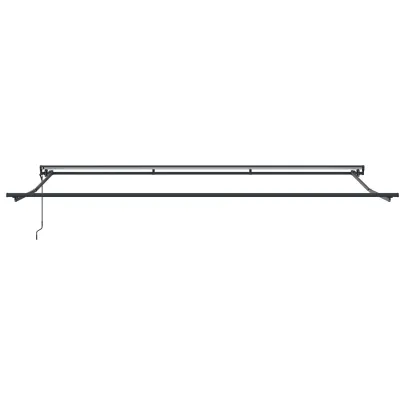 Cortină Retractabilă Manuală Albă 500x300 cm - Umbră Exterioară