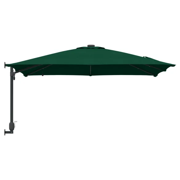 Parasol Verde Grădină 250x250 cm cu LED - Livrare Gratuită