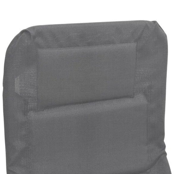 Șezlong Pliant Gri - Set 2 Bucăți | Livrare Gratuită