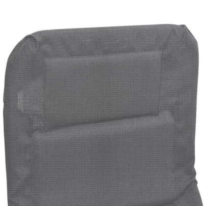 Șezlong Pliant Gri - Set 2 Bucăți | Livrare Gratuită