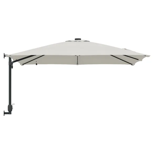 Parasol Grădină LED 250x250cm - Livrare Gratuită