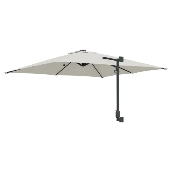 Parasol Grădină LED 250x250cm - Livrare Gratuită