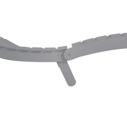 Șezlong Gri - Lemn Acacia Masiv | Livrare Gratuită