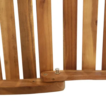 Sezlong Lemn Salcâm cu Perne - Comfort Maxim în Grădină